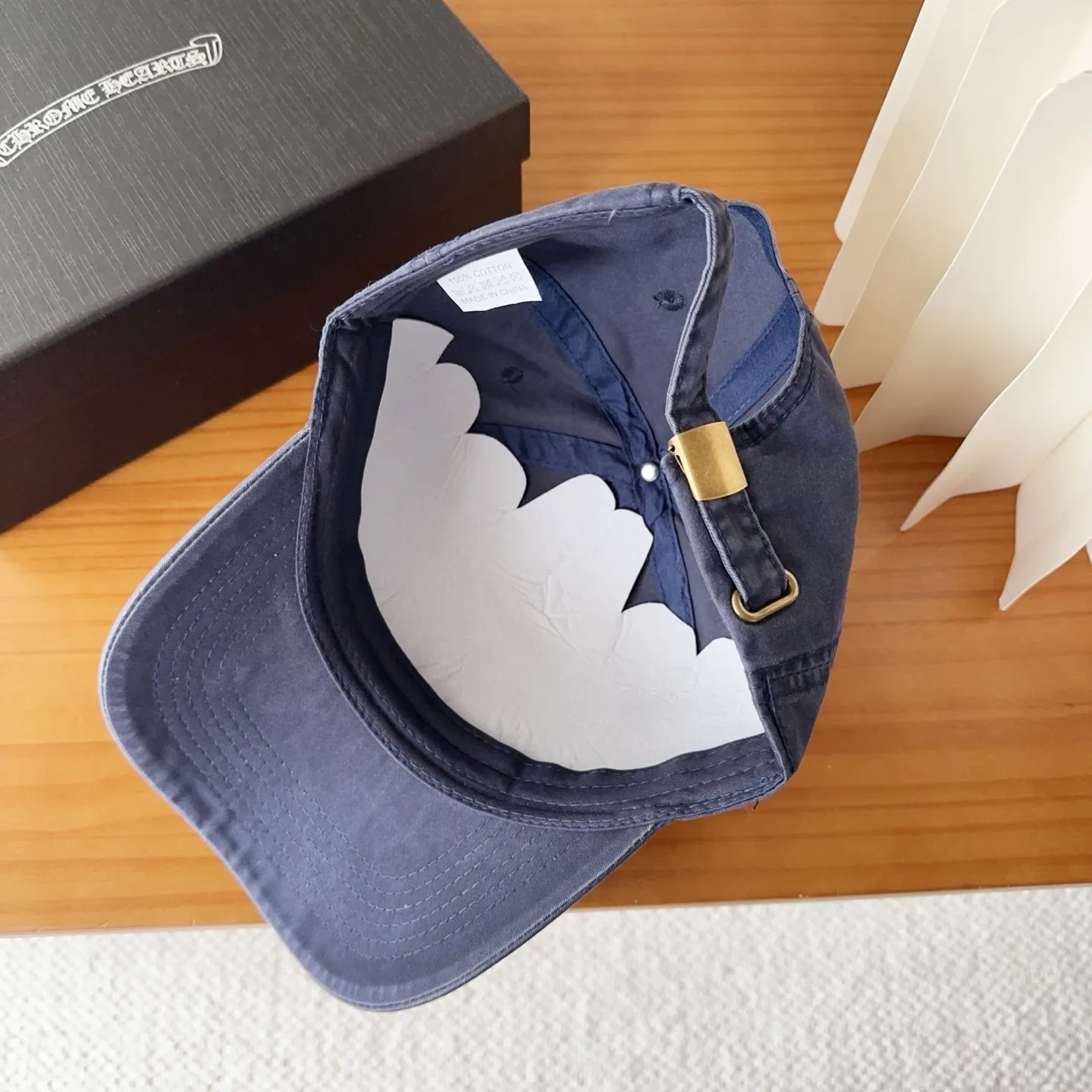 💰60 Chrome Hearts💓Early autumn Korean style fashionable retro washed baseball cap🧢peaked cap